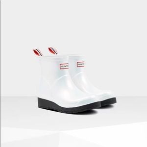Brand New Hunter pearly white rain boots